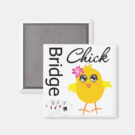 Bridge Chick Magneet (Voorkant / Achterkant)