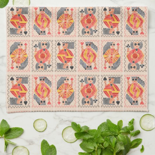 Bridge Club Kitchen Towel Theedoek (Gevouwen)