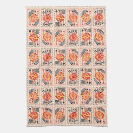 Bridge Club Kitchen Towel Theedoek (Verticaal)