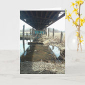 "Bridge Club" Wenskaart voor Beterschap Kaart (Gele Bloem)