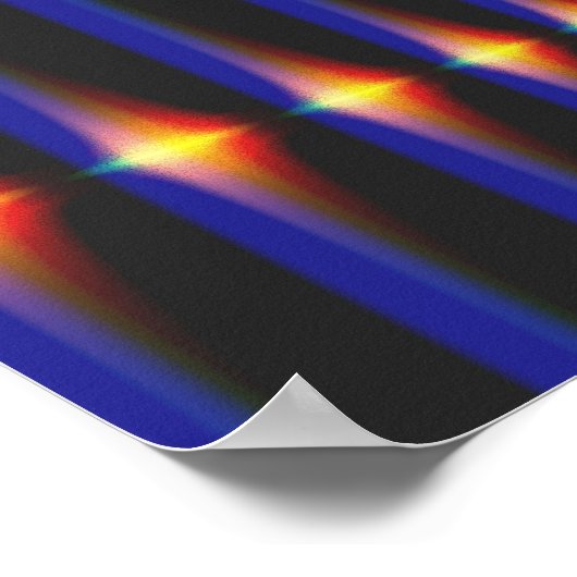 Bridge Cool Abstracte Fine Fractal Art Poster (Hoek)