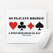Bridge een psychologisch spel dupliceren muismat (Met muis)