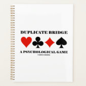 Bridge een psychologisch spel dupliceren planner (Voorkant)