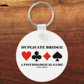 Bridge een psychologisch spel dupliceren sleutelhanger (Voorkant)