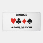 Bridge Een Spel Van Focus Duplicate Bridge Humor Bureaumat (Voorkant)