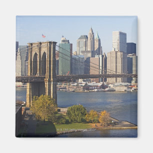 Bridge en Cityscape Magneet