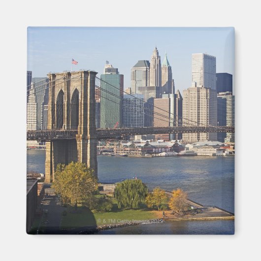 Bridge en Cityscape Magneet (Voorkant)
