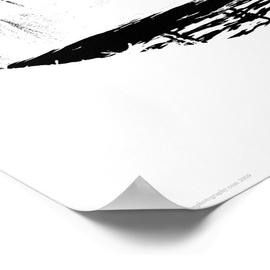 Bridge- en Stream Winter Scene-wapens Poster (Hoek)