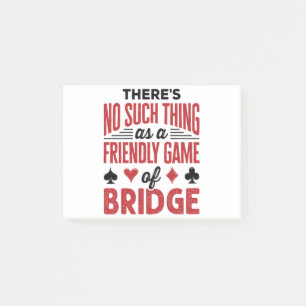 Bridge Game Er is niet zoiets als vriendjesspel Post-it® Notes