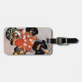 Bridge Game van Norman Rockwell Bagagelabel (Voorkant horizontaal)