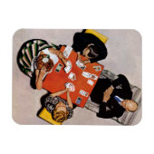 Bridge Game van Norman Rockwell Magneet (Horizontaal)