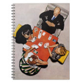 Bridge Game van Norman Rockwell Notitieboek (Voorkant)