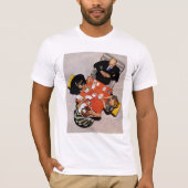 Bridge Game van Norman Rockwell T-shirt (Voorkant)