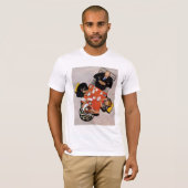 Bridge Game van Norman Rockwell T-shirt (Voorkant volledig)