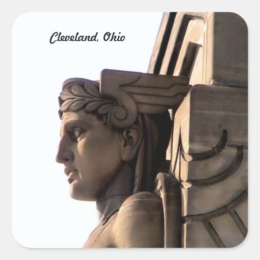 Bridge Guardian Vierkante Sticker (Voorkant)