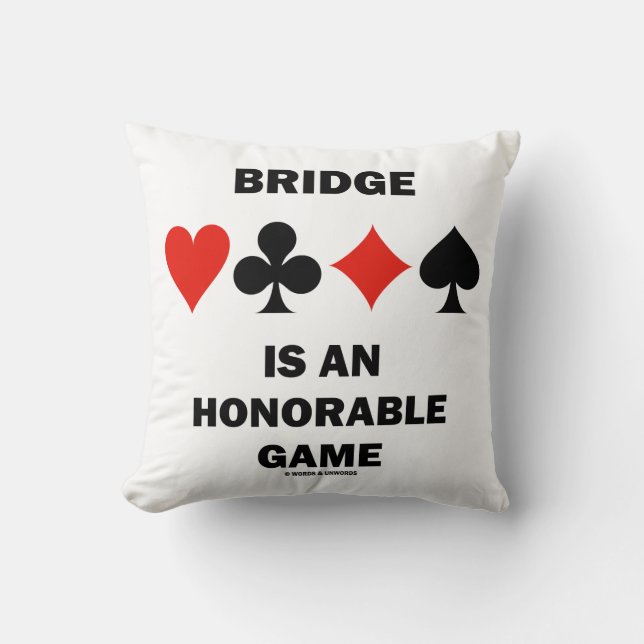 Bridge is een eerbaar spel met vier kaarten kussen (Voorkant)