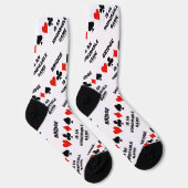 Bridge is een eerbaar spel met vier kaarten sokken (Rechts)