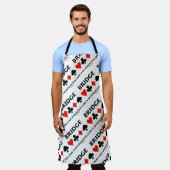 Bridge is een Intellectueel spel met vier Kaarten Schort (Gedragen)