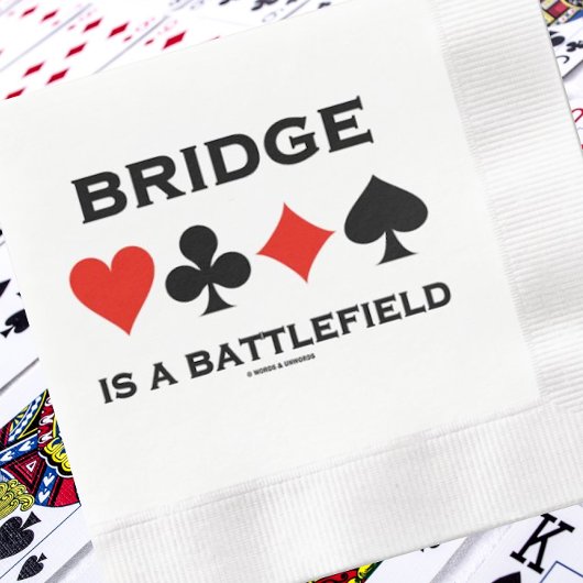 Bridge is een slagveld voor vier kaarteenheden servet
