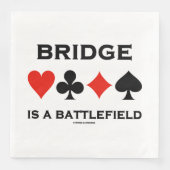 Bridge is een slagveld voor vier kaarteenheden servet (Voorkant)