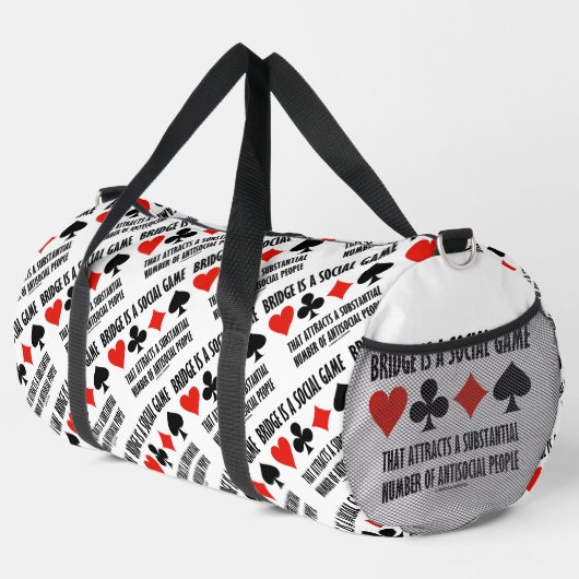 Bridge is een sociaal spelletje dat antisociale me plunjezak (Rechterhoek)