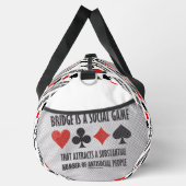 Bridge is een sociaal spelletje dat antisociale me plunjezak (Rechts)