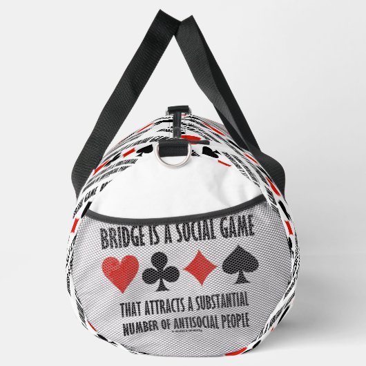 Bridge is een sociaal spelletje dat antisociale me plunjezak (Rechts)