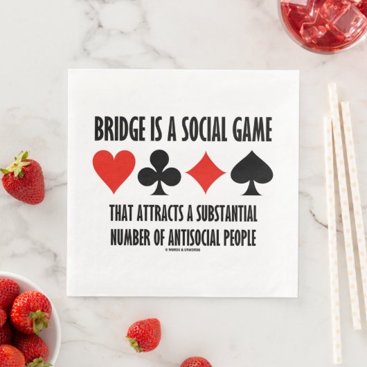 Bridge is een sociaal spelletje dat antisociale me servet (Insitu)
