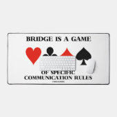 Bridge is een spel van specifieke communicatierege bureaumat (Keyboard & Muis)