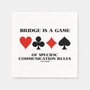 Bridge is een spel van specifieke communicatierege servet