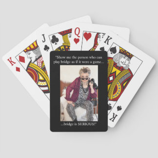Bridge is geen spel, het is SERIEUS! Pokerkaarten