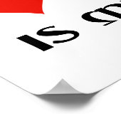 Bridge is mijn religie Vier kaartSuits Poster (Hoek)