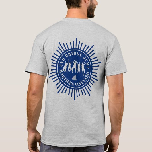 Bridge Jump - Martha's Vineyard Turnround T-shirt (Achterkant)