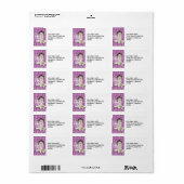 Bridge Lady-adreslabel Etiket (Full Sheet)