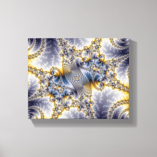 Bridge Network - Mandelbrot Fractal Art Canvas Afdruk (Voorkant)