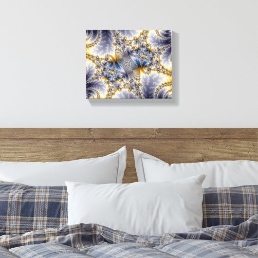 Bridge Network - Mandelbrot Fractal Art Canvas Afdruk (Insitu (Slaapkamer))