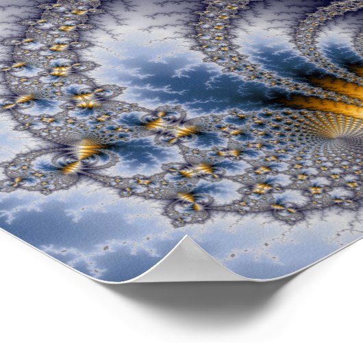 Bridge Network - Mandelbrot Fractal Art Poster (Hoek)