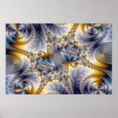 Bridge Network - Mandelbrot Fractal Art Poster (Voorkant)