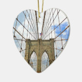 Bridge New York Brooklyn City Building Structure Keramisch Ornament (Links)