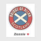 Bridge of Allan, Schotland Sticker (Vel)