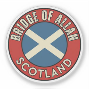 Bridge of Allan, Schotland Sticker