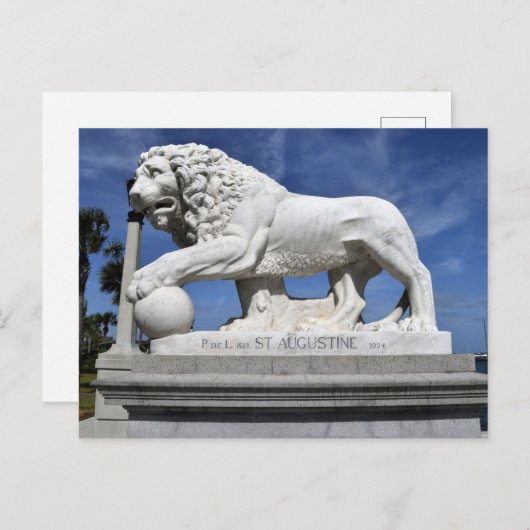 Bridge of Lions, St. Augustine, FL Briefkaart (Voorkant / Achterkant)