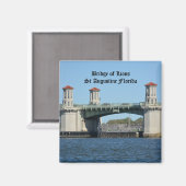 Bridge of Lions St Augustine Florida Photographic Magneet (Voorkant / Achterkant)