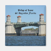 Bridge of Lions St Augustine Florida Photographic Magneet (Voorkant)