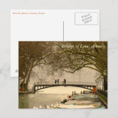 Bridge of Love, Annecy, Frankrijk Briefkaart (Voorkant / Achterkant)