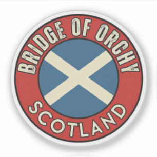 Bridge of Orchy, Schotland Sticker