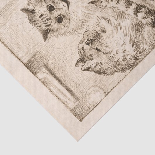 Bridge of Sighs by Louis Wain Tissuepapier (Detail)