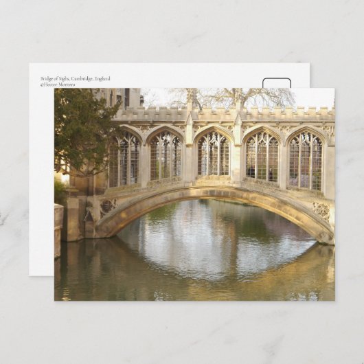 Bridge of Sighs, Cambridge, England Briefkaart (Voorkant / Achterkant)