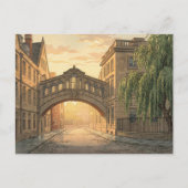 Bridge of Sighs in Oxford University Briefkaart (Voorkant)