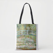 Bridge over a Pond of Water Lilies by Claude Monet Tote Bag (Voorkant)